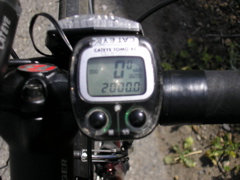 Odometer: 12000 miles.  May 14, 2005, 16:15 PDT.  Alpine Rd @ Stowe Ln.  Menlo Park, CA