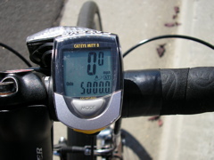 Odometer: 15000 miles.  September 17, 2005, 15:24 PDT.  Prospect Rd @ S Blaney Ave.  Saratoga, CA